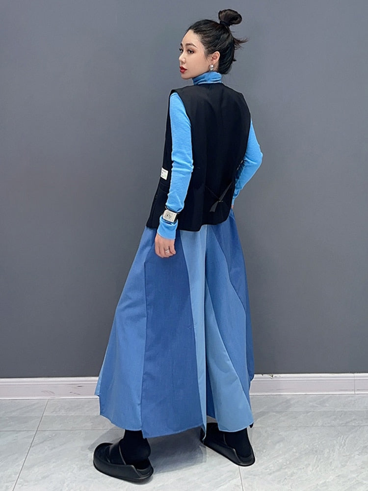 Luxury Haute Couture Extra Wide Leg Trouser Pants