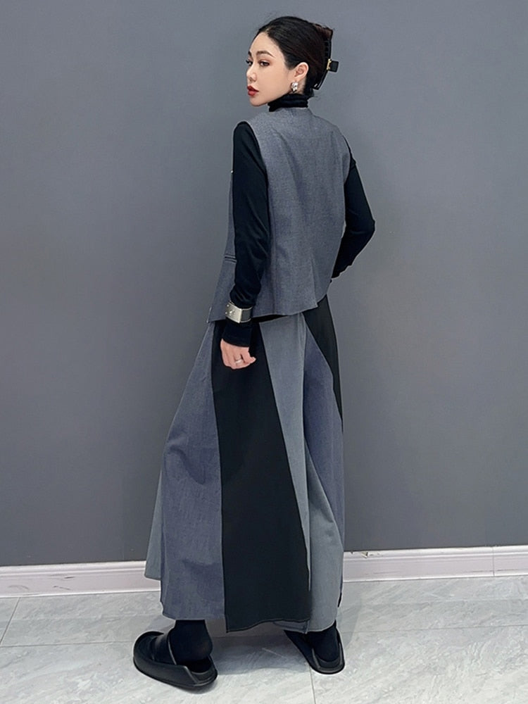 Luxury Haute Couture Extra Wide Leg Trouser Pants