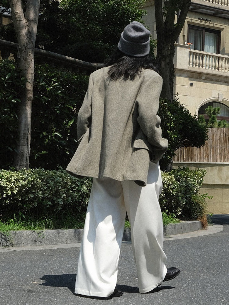 Classy Elegance Luxe Pleated Wide Leg Pants