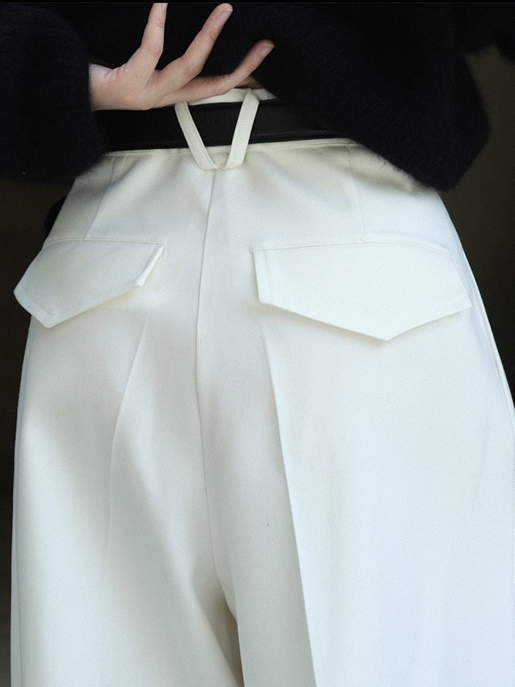 Classy Elegance Luxe Pleated Wide Leg Pants