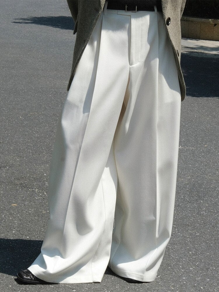 Classy Elegance Luxe Pleated Wide Leg Pants