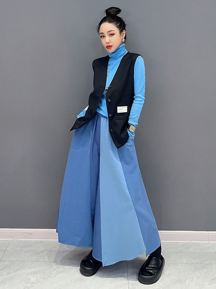 Luxury Haute Couture Extra Wide Leg Trouser Pants