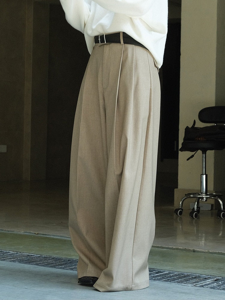 Classy Elegance Luxe Pleated Wide Leg Pants
