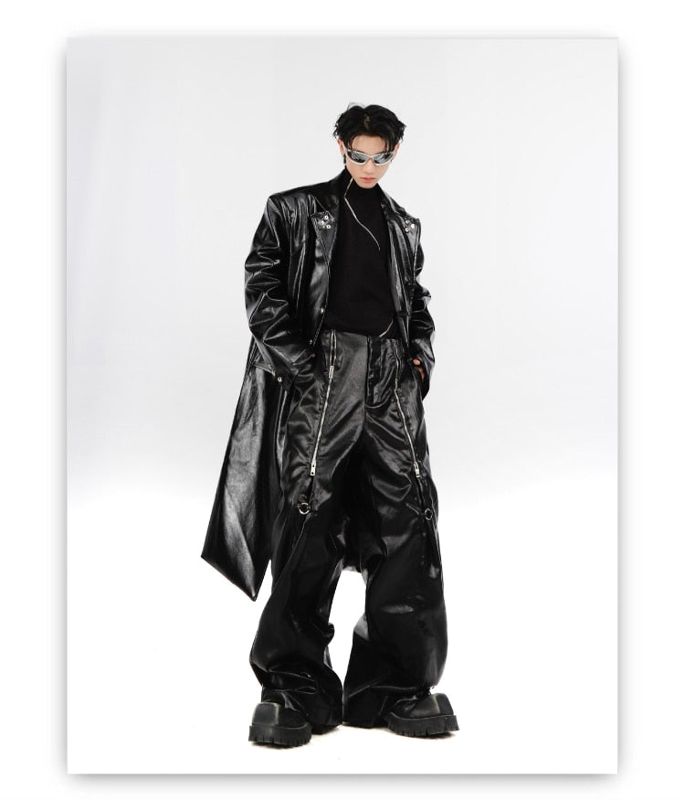 Unisex New Casual Custom Design Zipper Pants